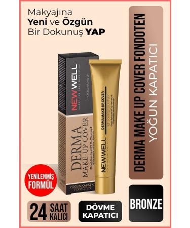 New Well Derma Make-up Cover Foundation - Bronze