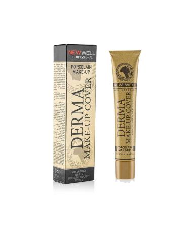 New Well Derma Make-up Cover Foundation - Gold - Buy Online on GoSupps.com