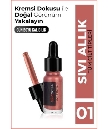 New Well Liquid Blush (pearlescent) No01
