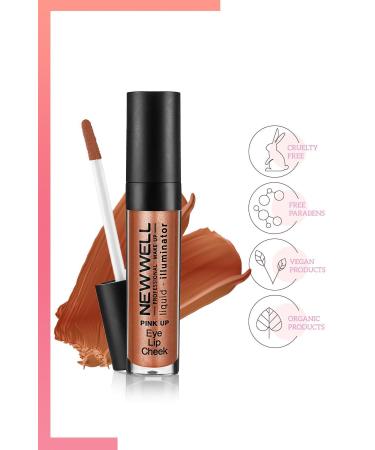 New Well Liquid Illuminator Brightening Blush 3 In 1 - Pink Up - Buy Online on GoSupps.com