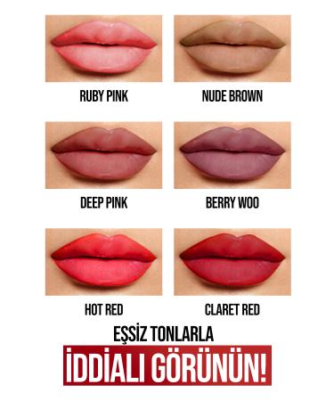 New Well Permanent Matte Lipstick 06 Claret Red Long Lasting - Buy Online on GoSupps.com