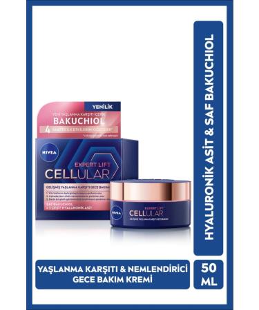 NIVEA Cellular Bakuchiol Anti-Aging Night Care Cream 50 mlS.HIDDEN GG226