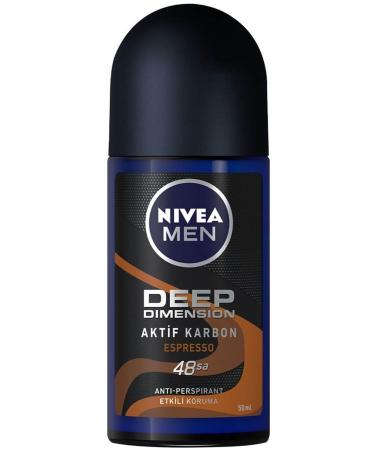 NIVEA Men Roll On Deep Dimension Espresso 50 Ml