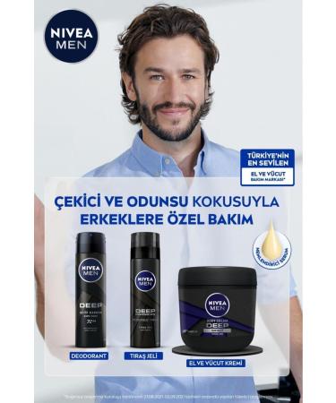 NIVEA MEN'S HAND AND BODY CREAM DEEP IMPACT 400ML 48 HOUR MOISTURIZING PSSN3205 - Buy Online on GoSupps.com