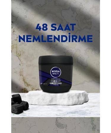 NIVEA MEN'S HAND AND BODY CREAM DEEP IMPACT 400ML 48 HOUR MOISTURIZING PSSN3205 - Buy Online on GoSupps.com