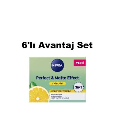 NIVEA Perfect & Matte Vitamin C Face Care Cream 6 Pieces