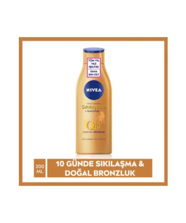 NIVEA Q10 Firming and Tanning Body Lotion 200 ml Fair & Wheatish Skin