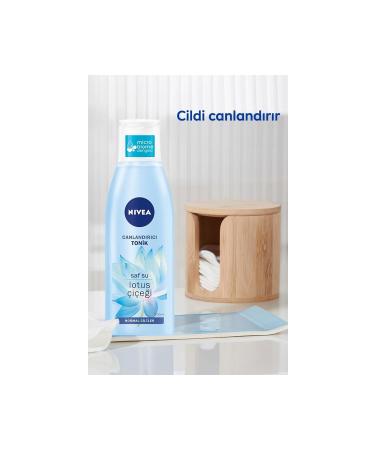NIVEA Revitalizing Toner Normal Skin Facial Cleansing Purified Water & Lotus Flower 200 Ml - Buy Online on GoSupps.com