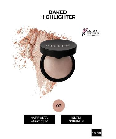 Note Cosmetics Luminous Powder Illuminator With a Permanent Formula 02 Sunkiss Passi-340