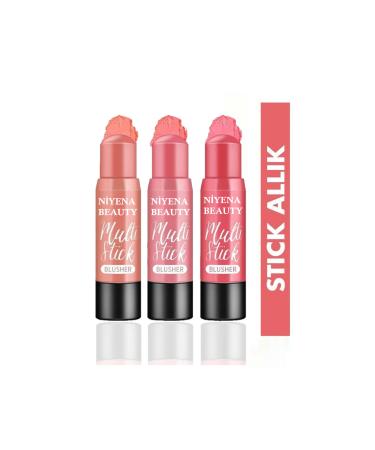N YENABEAUTY Niyeanabeauty 3-Piece Stick Blush Set