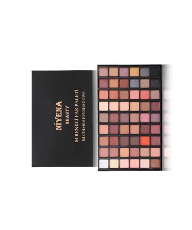 N YENABEAUTY 54 Eyeshadow Palette Matte and Shiny Makeup Set