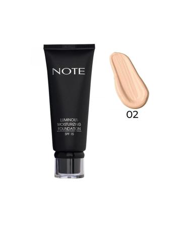 Note Cosmetics Note Luminous Moisturizing Foundation 02 Natural Beige 30ml