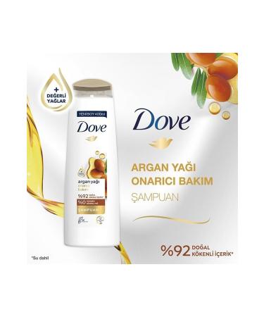 Dove Argan Oil Repair Care Hair Care Shampoo 400 Ml - Buy Online on GoSupps.com