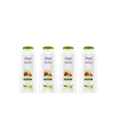 Dove Avocado Essence Anti-Hair Loss Care Shampoo 550 ml x 4