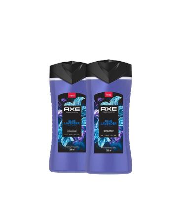 Axe Premium Collection Shower Gel Blue Lavender 3 In 1 Body Hair Face 300 ml X2 - Buy Online on GoSupps.com