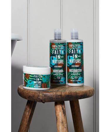 Faith In Nature Natural Moisturizing & Nourishing Hair Care Mask Coconut & Shea Butter For Dry Hair Types - Buy Online on GoSupps.com