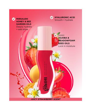 gisou Honey Infused Lip Oil-Intense Moisturizing Mirsalehi Honey Lip Oil with Hyaluronic Acid 8ML - Buy Online on GoSupps.com