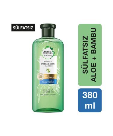 Herbal Essences Sulfate-Free Strength & Moisture Aloe + Bamboo Shampoo 380 Ml