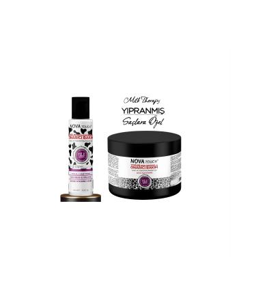 Nova Milk Therapy Hair Care Mask 500 Ml & Milk Hair Care Serum 100 Ml