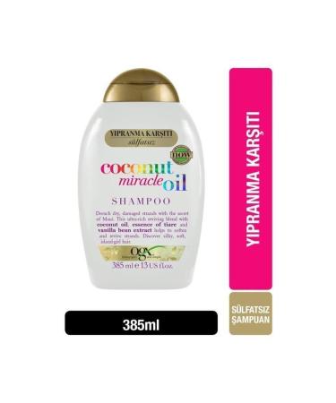 OGX Anti-Wear Coconut Miracle Oil Sulfate-Free Shampoo 385 ml