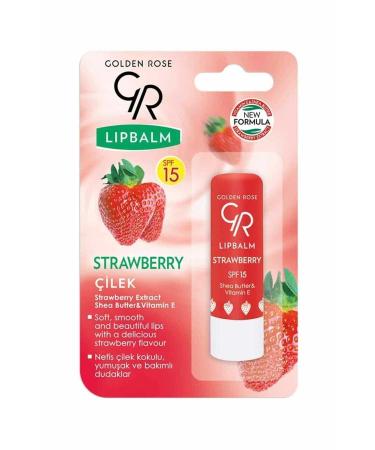 Golden Rose Lip Balm Strawberry Spf 15