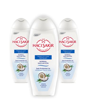 Hac akir 2 in 1 Shampoo Coconut Milk 500ml X 3