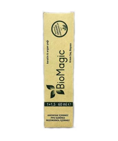 BioMagic Bio Magic Ammonia Free Hair Dye 60 ml 7.72 - Ash Blonde Oxidant 90 ml