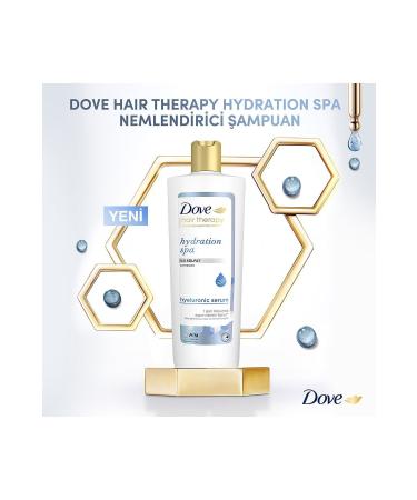 Dove Hair Therapy Sulfate-Free Hair Care Shampoo Hydration Spa Moisturizer 350 ml - Buy Online on GoSupps.com