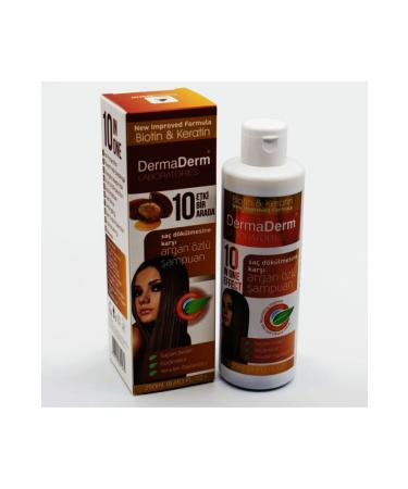 DermaDerm Argan Oil Essence Hair Care Shampoo 250 Ml