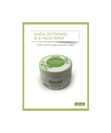 Dermokil Olive Oil Hand and Body Cream 250 Ml