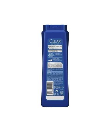 Clear Men Anti-Dandruff Effective Hair Care Shampoo Cool Sport Menthol Refreshing Menthol 600 ml X3 - Buy Online on GoSupps.com