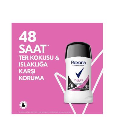 Rexona Motionsense Women's Stick Deodorant Invisible Pure 40 ml - Buy Online on GoSupps.com