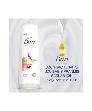 Dove Ultra Care Hair Care Conditioner Long Hair Therapy For Long Damaged Hair 350 ml - Buy Online on GoSupps.com
