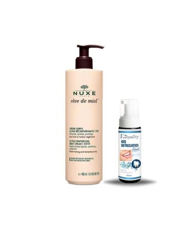 Nuxe Reve de Miel Ultra Comforting Body Cream 48HR 400 ml + Gift Teeth Whitening Foam