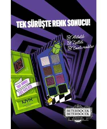 NYX Professional Makeup Beetlejuice Special Collection 8-Pack Eyeshadow Palette - Buy Online on GoSupps.com