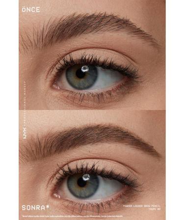 NYX Professional Makeup Powder Louder Powder Brow Pencil - 02 Taupe - Buy Online on GoSupps.com