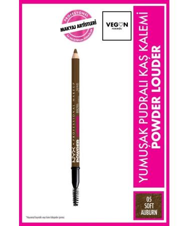 NYX Professional Makeup Powder Louder Powder Brow Pencil - 05 Soft Auburn