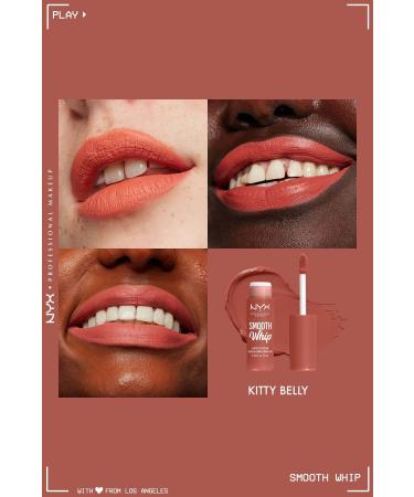 NYX Professional Makeup Smooth Whip Creamy Liquid Matte Lipstick - Kitty Belly - Buy Online on GoSupps.com
