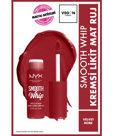 NYX Professional Makeup Smooth Whip Creamy Liquid Matte Lipstick - Velvet Robe