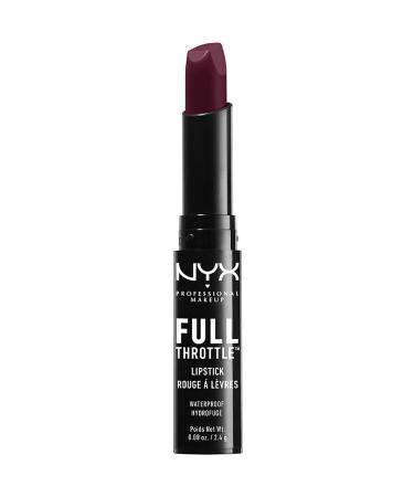NYX Professional Makeup Suya Dayan kl Ruj - Full Throttle Lipstick Night Crawler 12 g 800897841393