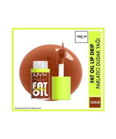 NYX Professional Makeup Fat Oil Lip Drip Shine Lip Oil Scrollin 4.8ml