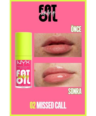 NYX Professional Makeup Fat Oil Lip Drip Shine Lip Oil - Missed Call - Buy Online on GoSupps.com