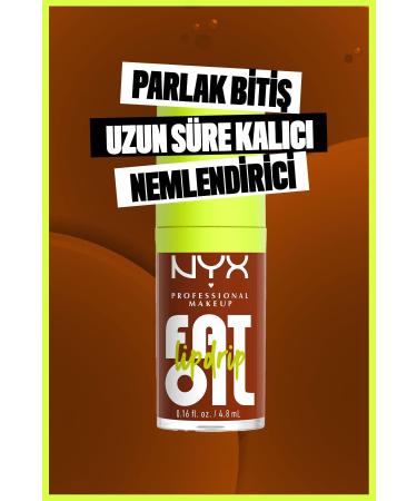 NYX Professional Makeup Fat Oil Lip Drip Shine Lip Oil - Scrollin - Buy Online on GoSupps.com