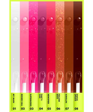 NYX Professional Makeup Fat Oil Lip Drip Shine Lip Oil - Scrollin - Buy Online on GoSupps.com