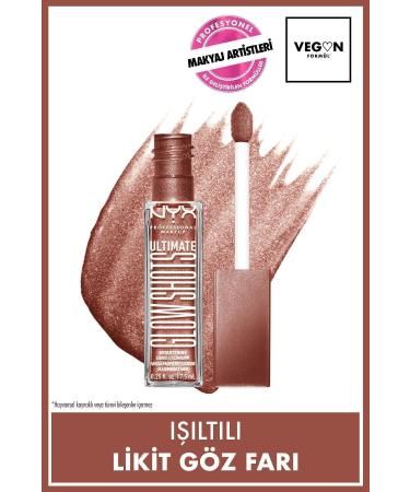 NYX Professional Makeup Ultimate Glow Shots Shimmering Liquid Eyeshadow - 09 Mango Moment