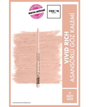 NYX Professional Makeup Vivid Rich Lift Eye Pencil - 02 Quartz Queen