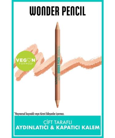 NYX Professional Makeup Wonder Pencil Double-Sided Highlighter & Concealer Pencil - Warm Deep