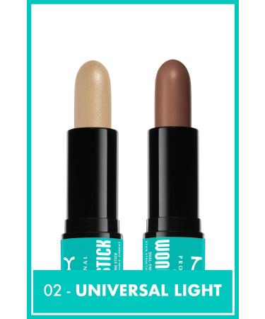 NYX Professional Makeup Wonder Stick Double-Ended Cream Contour & Highlighter Stick - Universal Light - Buy Online on GoSupps.com