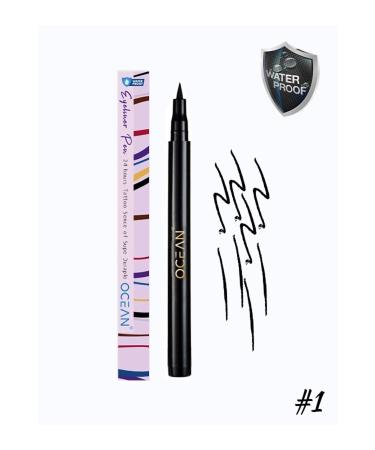 Ocean Black Eyeliner Liquid Pencil Eyeliner Waterproof Intense Pigment