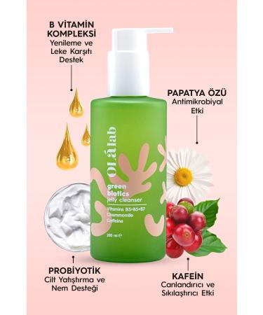 OlaLab Purifying Barrier Repair Probiotic Makeup Face Cleansing Gel 200 ml - Buy Online on GoSupps.com